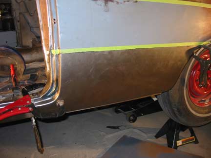 Panel held in place 2