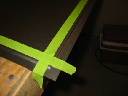 Flange marked for cutting 1