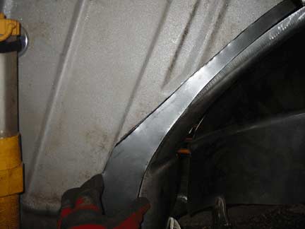 Patch held in place