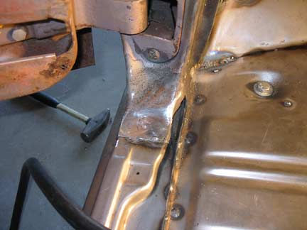 A pillar to rocker before