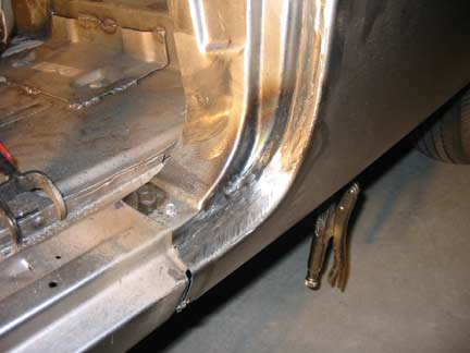 Driver B pillar welding 1