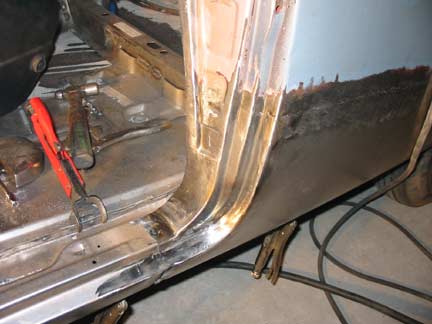 Driver B pillar welding 2