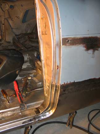 Seamless B pillar joint
