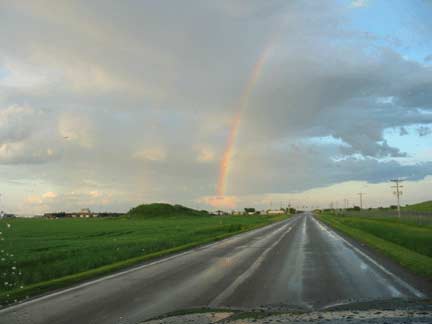 Rainbow on the way home