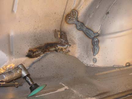 Rewelding trunk wall 2
