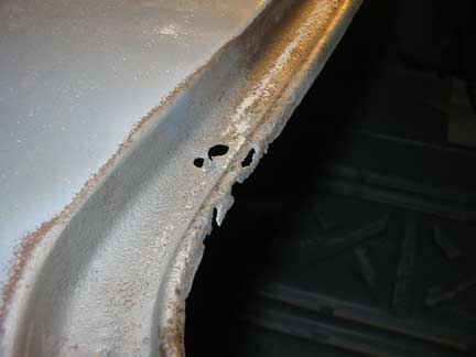 Trunk gutter rust from last page