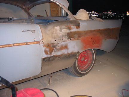 Driver quarter stripping 2