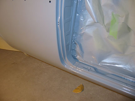 Primed door jamb