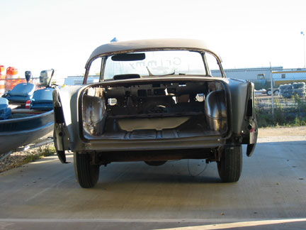 Car rolled outside 2