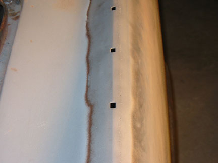 Sandblasted upper quarter 2