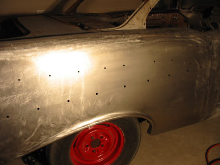 DA sanding new quarter