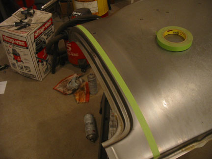New quarter door jam cut 2