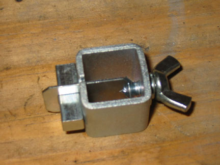 Panel clamps close up