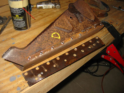 Hinge support spotweld cutter 2