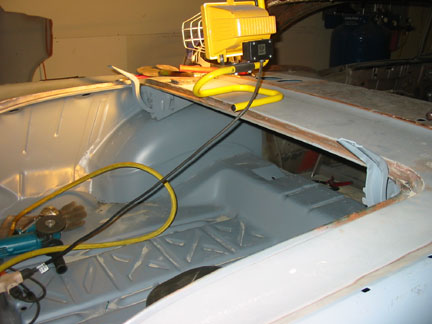 Two trunk hinges installed!