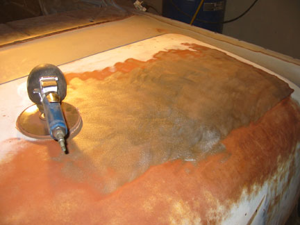 Stripping paint 1