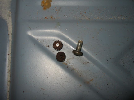 Broken screws