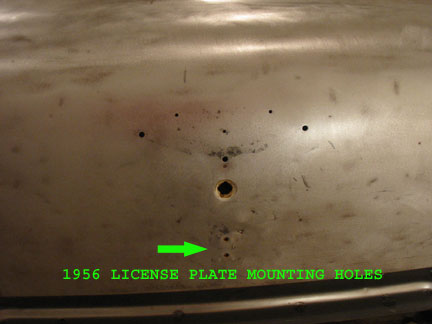 1956 trunk lid holes