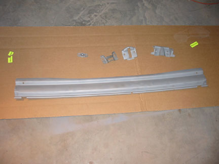 Tail pan and parts blasted 1