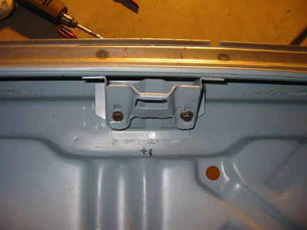 Lower latch screwed in 2