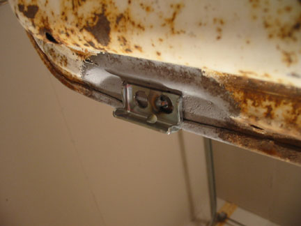 Feet tack welded 2