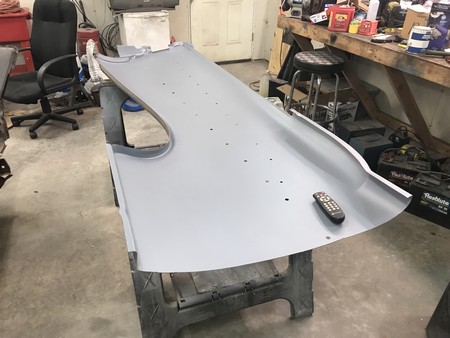 Roughed up for paint