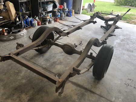 Frame front suspension 2