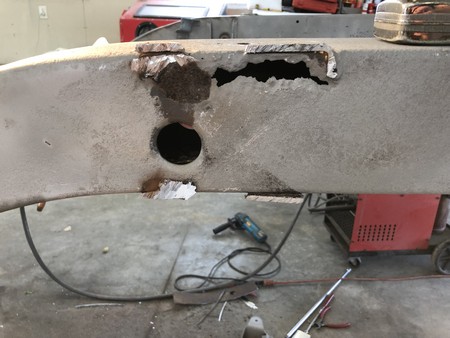 Other side rust hole 1