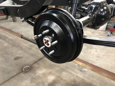 Finished rear end