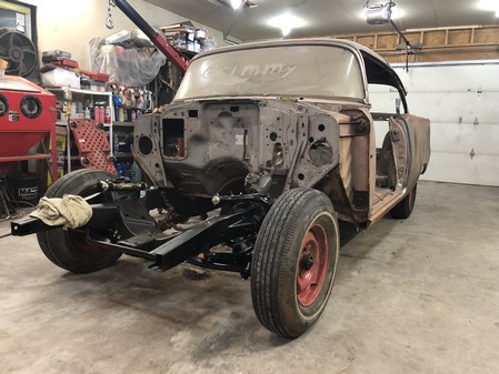 Body back on frame 1