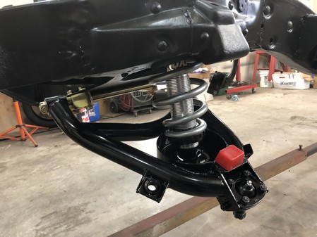 Lower arms and shocks installed