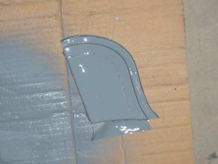 Quarter brace primed
