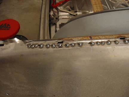 Filling in welds 1