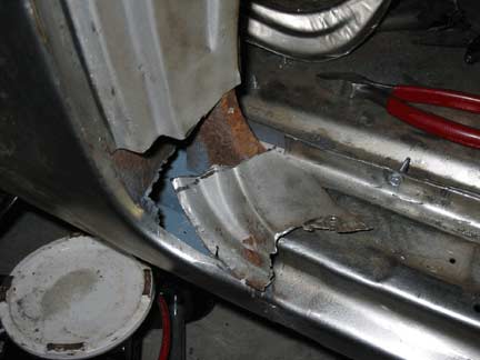 Lower B pillar cut out 2