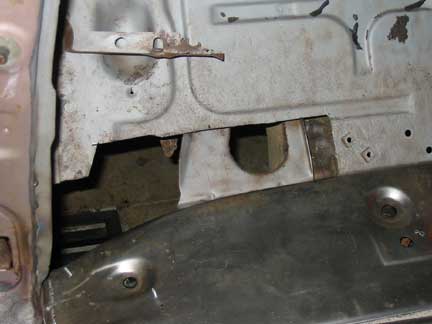 Driver toe area