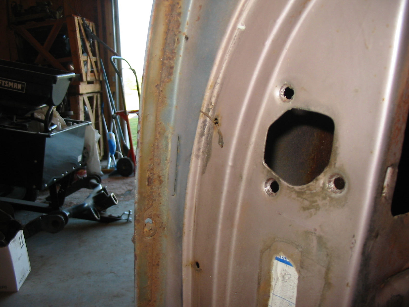 Latch removed 1