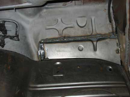 Passenger toe welded