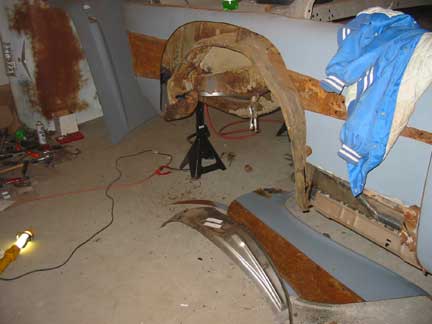 Big round cut for tires