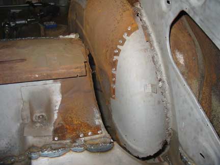 Wheel well removal