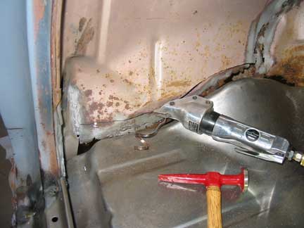 Trunk wall rust