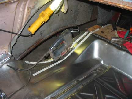 Tape for cut line