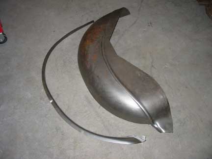 Wheel well trimmed