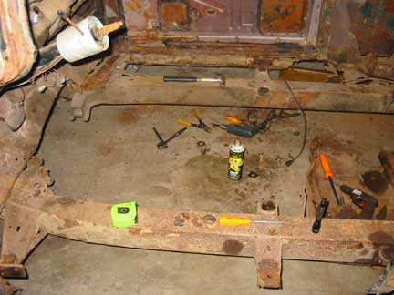 Floor pan gone
