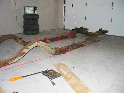 Measuring frame