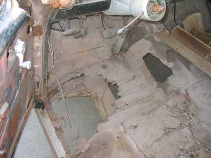 Holes in the floor