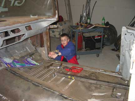 Matt helping
