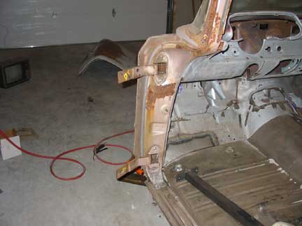 Matt installing hinges