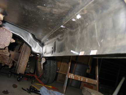 New inner rocker rear