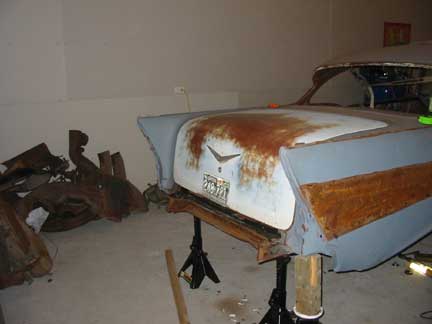 New trunk lid installed
