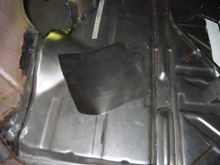 9x9 sheet metal piece